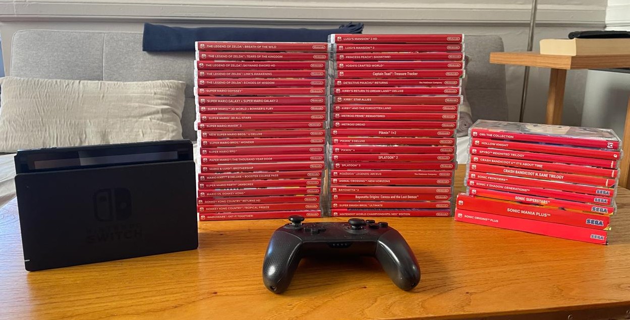 Mi colección de juegos de Nintendo Switch