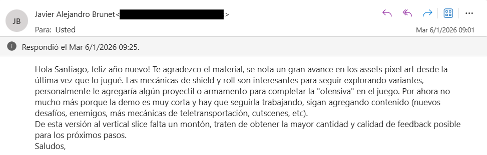 Feedback de Dave